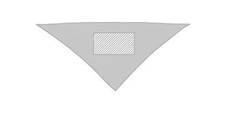 Foulard Tissu en polyester 170T extra large Kouzma - Marquage Recto