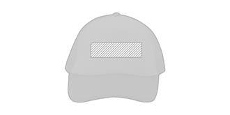 Casquette à 5 panneaux en polyester Zodiak - Marquage Recto