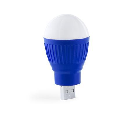Lampe de technologie LED USB en plastique Pinser Bleu