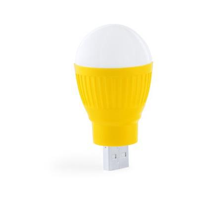 Lampe de technologie LED USB en plastique Pinser Jaune