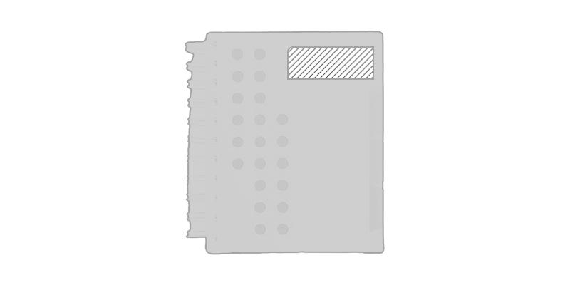 OBG.PUB - Carnet de notes en polypropylène Bucci - Marquage Recto Carnet de notes en polypropylène Bucci - Marquage Recto