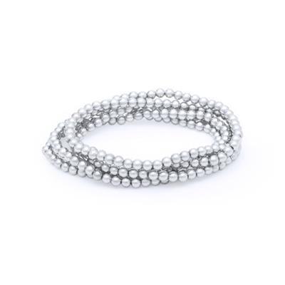 Bracelet ajustable en plastique Diliard Argent