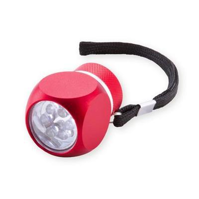 Lampe en aluminium Led avec bouton poussoir Zartox Rouge