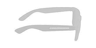 Lunettes de protection UV400 en plastique Kredet - Marquage branche gauche