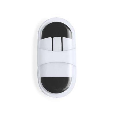 Gomme en plastique avec support et capuchon Pulsor Noir