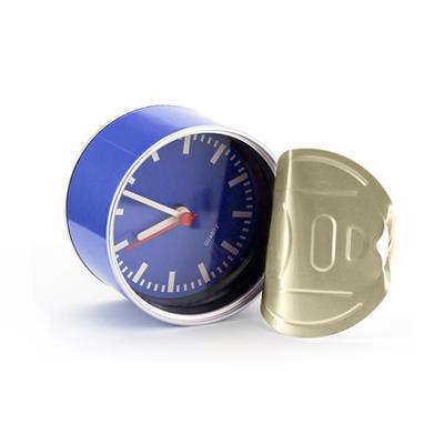 Horloge en polyester unique en aluminium Porter Bleu