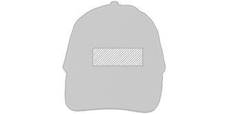 Casquette 6 panneaux en coton original Rubel - Marquage Recto