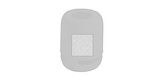 Haut-parleurs Bluetooth original en ABS Bass - Marquage Recto