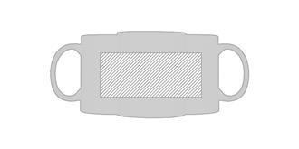 Tasse 330ml style pop marquage sublimation Pix - Marquage autour