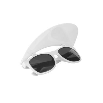 Lunettes de soleil avec visière plastique Glapis Blanc