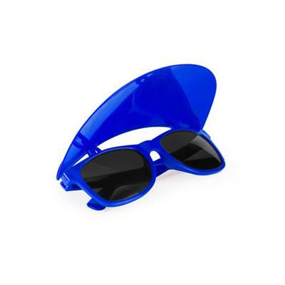 Lunettes de soleil avec visière plastique Glapis Bleu
