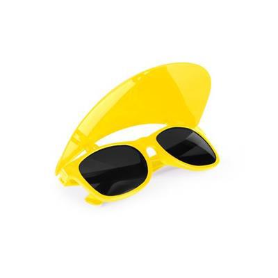 Lunettes de soleil avec visière plastique Glapis Jaune