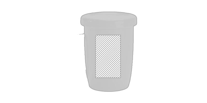 OBG.PUB - Tasse en céramique 380 ml avec couvercle Tassak - A l'avant Tasse en céramique 380 ml avec couvercle Tassak - A l'avant