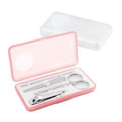 OBG PUB - Set de 4 pièces pour manucure en simili cuir Naia