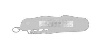 Canif multifonctions en acier inoxydable Chebel - Marquage Recto