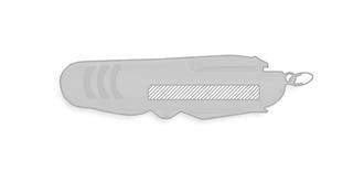 Canif multifonctions en acier inoxydable Karpun - Marquage Verso