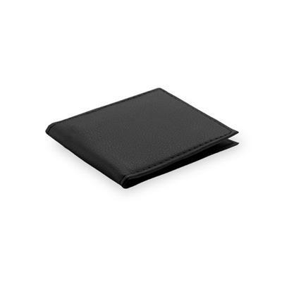 OBG.PUB - Portefeuille en simili cuir souple brillant Madson Noir Portefeuille en simili cuir souple brillant Madson Noir