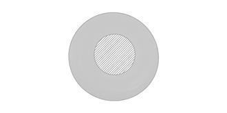 Frisbee en polypropylène (PP) résistant Girop - Impression Haut