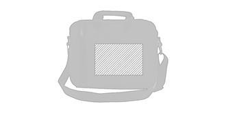 Porte-Documents à fermeture zippé Amanta - Marquage Recto