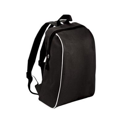 OBG.PUB - Sac à dos en polyester tenace Assenda Noir Sac à dos en polyester tenace Assenda Noir