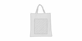Sac shopping pliable en plastique PP Konsum - Marquage Recto
