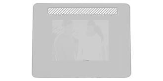 Tapis Souris avec porte photos en PVC/EVA Pentium - Impression Haut