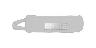 Trousse scolaire en polyester 600D résistant Celés - Marquage Recto