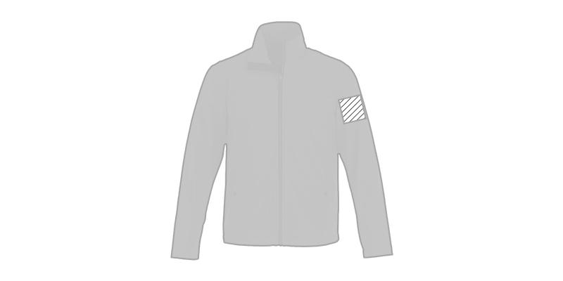 OBG.PUB - Veste soft Shell pour homme élégant Karmino - Marquage manche gauche Veste soft Shell pour homme élégant Karmino - Marquage manche gauche