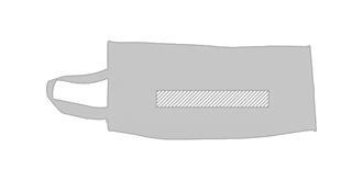 Sac pour chaussures avec anses renforcés Resco - Marquage Recto