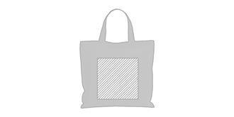 Sac shopping avec poignées courtes Noyxe - Marquage Recto