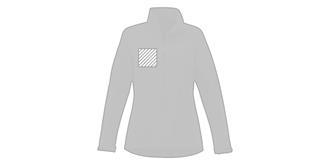 Veste soft Shell confortable femme Maxsona - Marquage poitrine droite