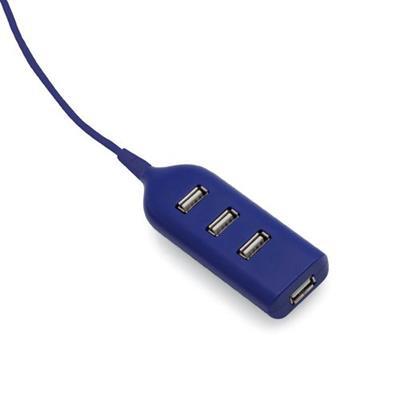 OBG.PUB - Port USB design moderne 4 entrées Ohmty Bleu Port USB design moderne 4 entrées Ohmty Bleu