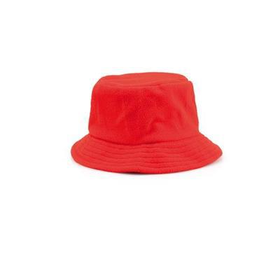 Bonnet bob en polaire classique Anden Rouge