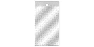 Pochon en coton naturel EasyZip - Impression Cartonnette Recto