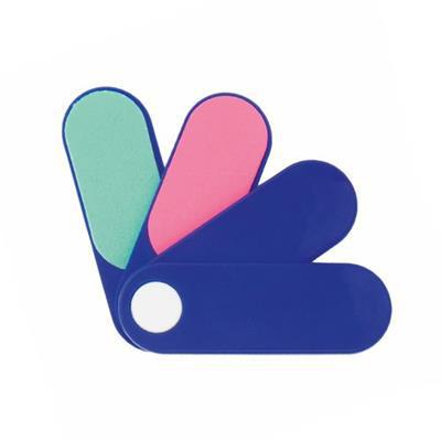 OBG.PUB - Set limes en plastique avec 4 Accessoires Tucsox Bleu Set limes en plastique avec 4 Accessoires Tucsox Bleu