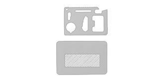 Multi outils en matière acier inoxydable Vimax - Marquage Recto