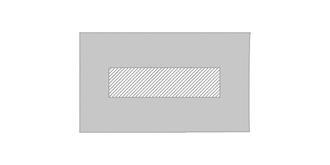 Porte-clés rectangulaire en matière bambou Nerta - Impression sur la boite