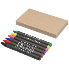 OBG PUB - Crayons de couleur 6 pièces en cire Ayon