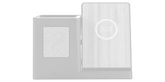 Chargeur sans fil à avec pot à crayon Potty - Marquage Recto