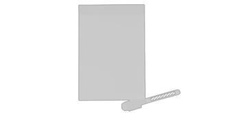 Ardoise Magnétique en plastique Yupita - Marquage sur le manche du stylo