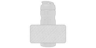 Gourde de sport 650 ml couvercle clapet Shiwu - Marquage Recto