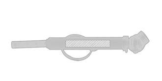 Porte-clés mesureur Pression en aluminium Wenne - Marquage Recto