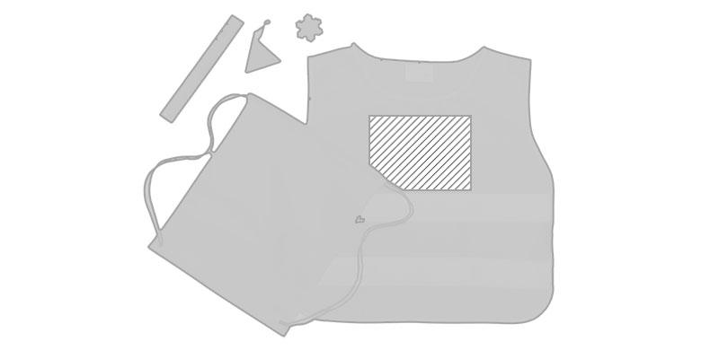OBG.PUB - Kit de Sécurité en polyestar pour enfant Jarola - Marquage poitrine droite Kit de Sécurité en polyestar pour enfant Jarola - Marquage poitrine droite