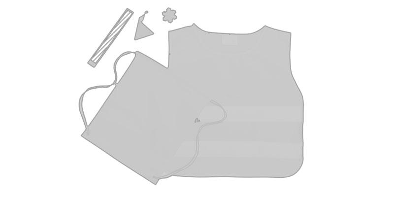 OBG.PUB - Kit de Sécurité en polyestar pour enfant Jarola - Marquage tranche avant Kit de Sécurité en polyestar pour enfant Jarola - Marquage tranche avant