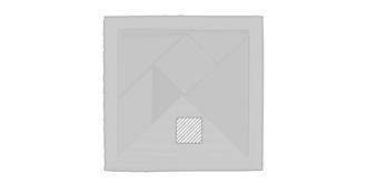 Puzzle multicolore en bois original Tangrams - Impression Bas