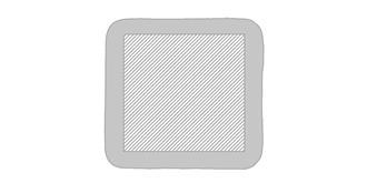 Tapis en PE résistant et léger Masbiz - Marquage Recto