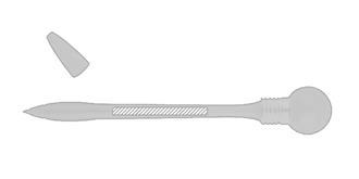 Stylo bille lumineux assortie lisse Nickan - Marquage Recto