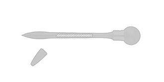 Stylo bille lumineux assortie lisse Nickan - Marquage Verso