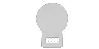 Sphère de forme planète Terre en verre Worlds - Impression Bas