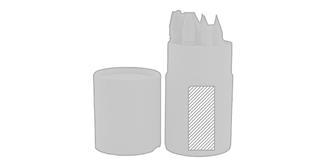 Set coloriage original en carton recyclé Pixie - Impression Bas